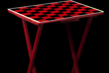 Load image into Gallery viewer, Chess TV Tray Set