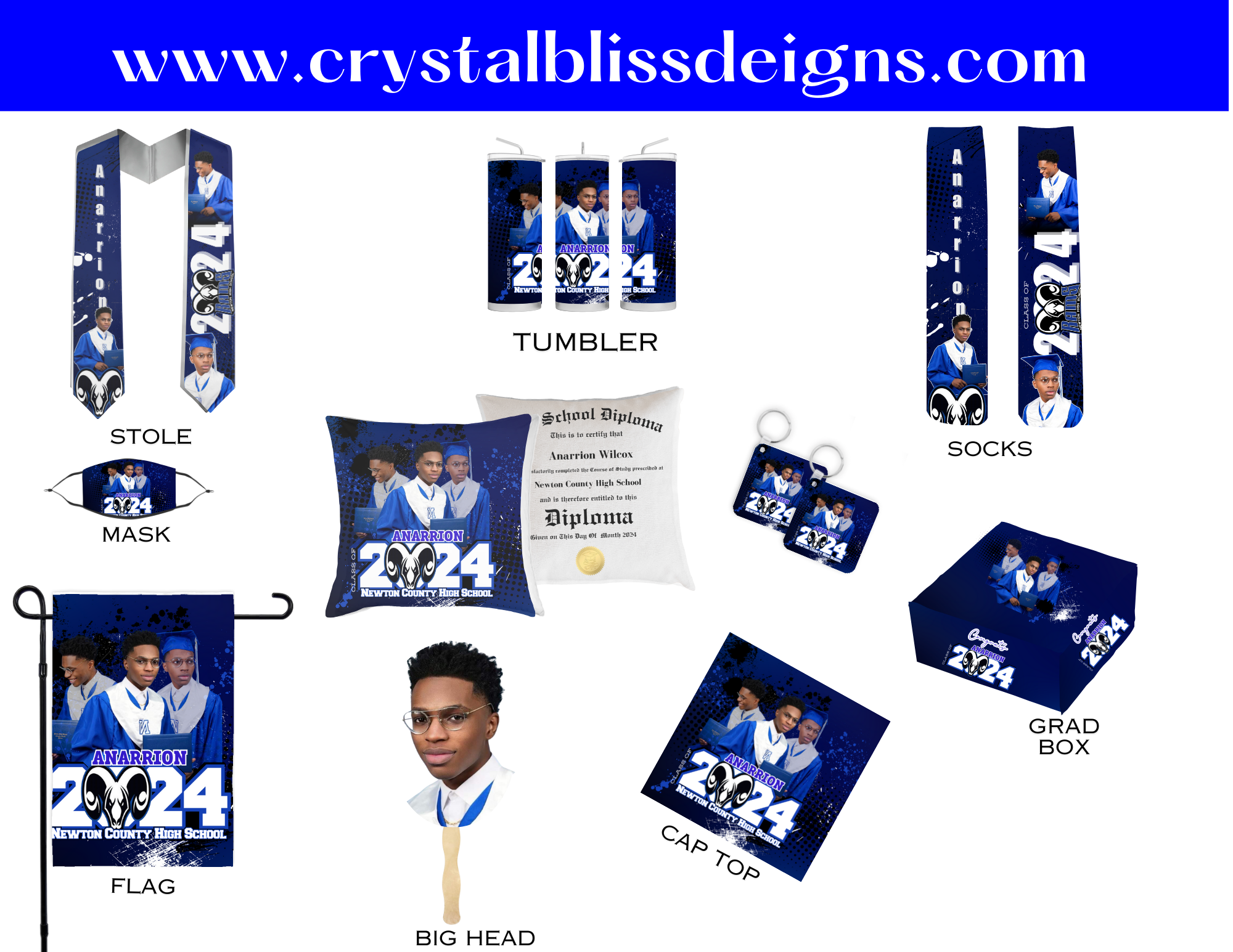 Graduation Packages 2024 Crystalblissdesigns