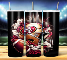 Load image into Gallery viewer, Football Helmet Tumbler