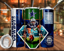 Load image into Gallery viewer, Football Tumbler
